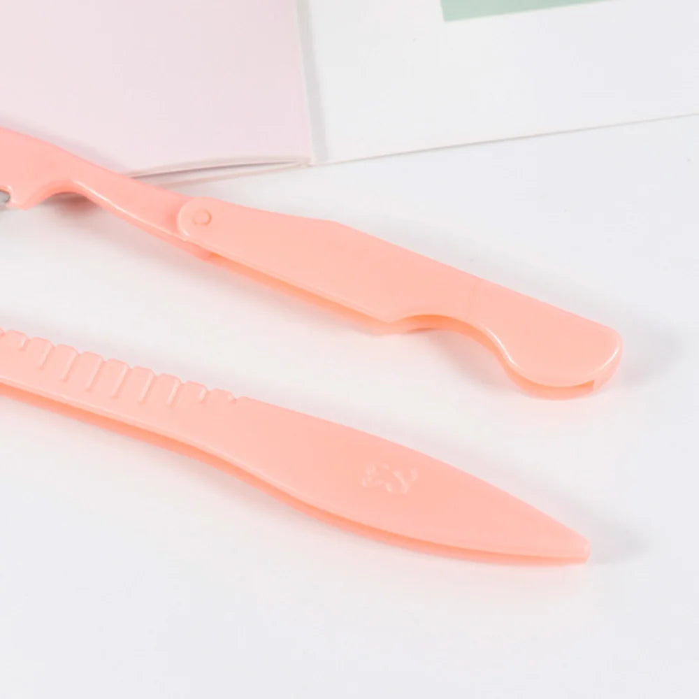 4pcs/Set Eyebrow Trimmer Eye Brow Razor Face Body Hair Removal Shaver Eyebrow Blades Scissors Women Profiler Beauty Makeup Tools