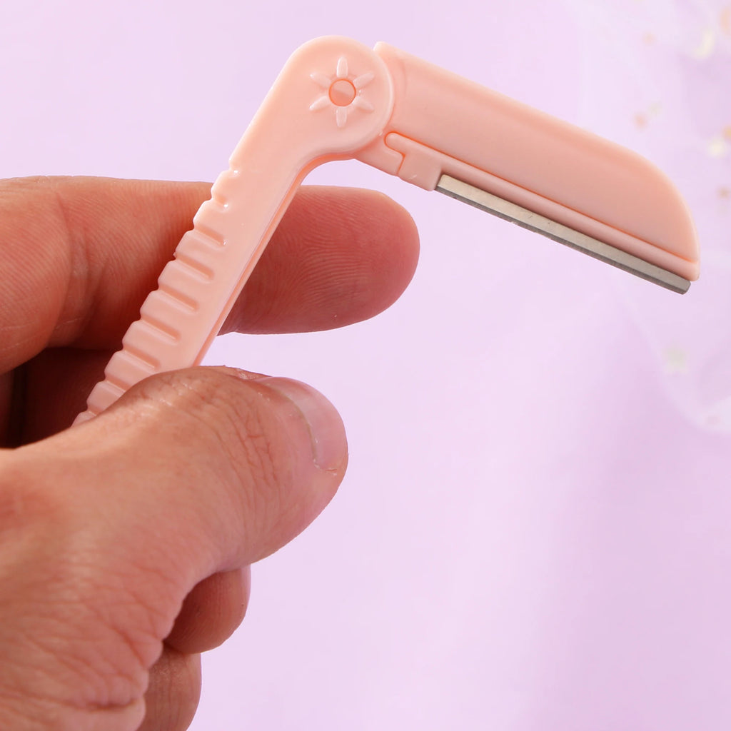 4pcs/Set Eyebrow Trimmer Eye Brow Razor Face Body Hair Removal Shaver Eyebrow Blades Scissors Women Profiler Beauty Makeup Tools