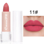CmaaDu 15Color Pro 24HR Weightless Colour Matte Nude Velvet Liquid Rich Matte Finish Lipstick Lipgloss Waterproof Lip Makeup