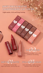 Lipstick Contouring Pencil Lip Liner 6 Color Velvet Matte Waterproof Long Lasting Smudge Proof Lip Stick Lips Makeup Cosmetic