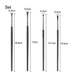 Soft Hairs Eye Makeup Brush Plastic Handle Small Tapered Brush for for Highlighting Eyeshadow/Sleeping Silkworms/Under Eyes