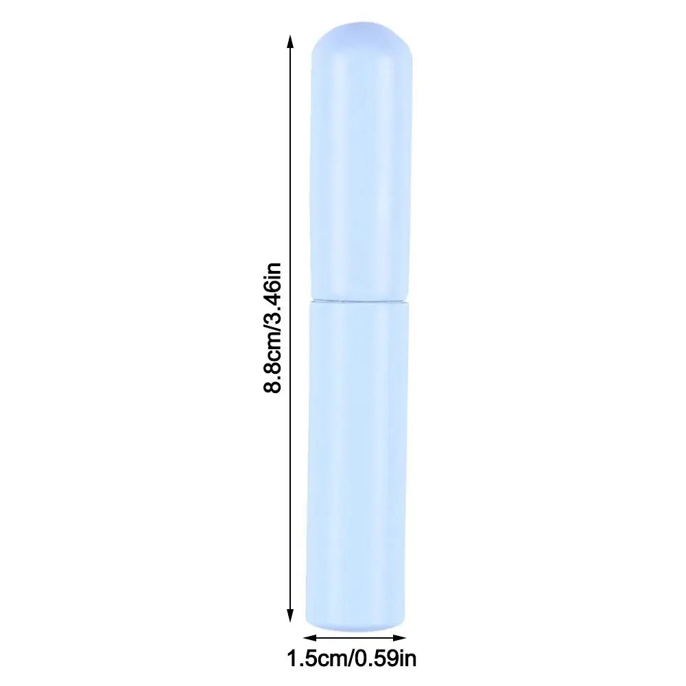 Silicone Angled Round Head Lip Brushes Lipstick Brush Applicator Reusable Multi Functional Lip Brushes Lip Gloss Makeup Brushes