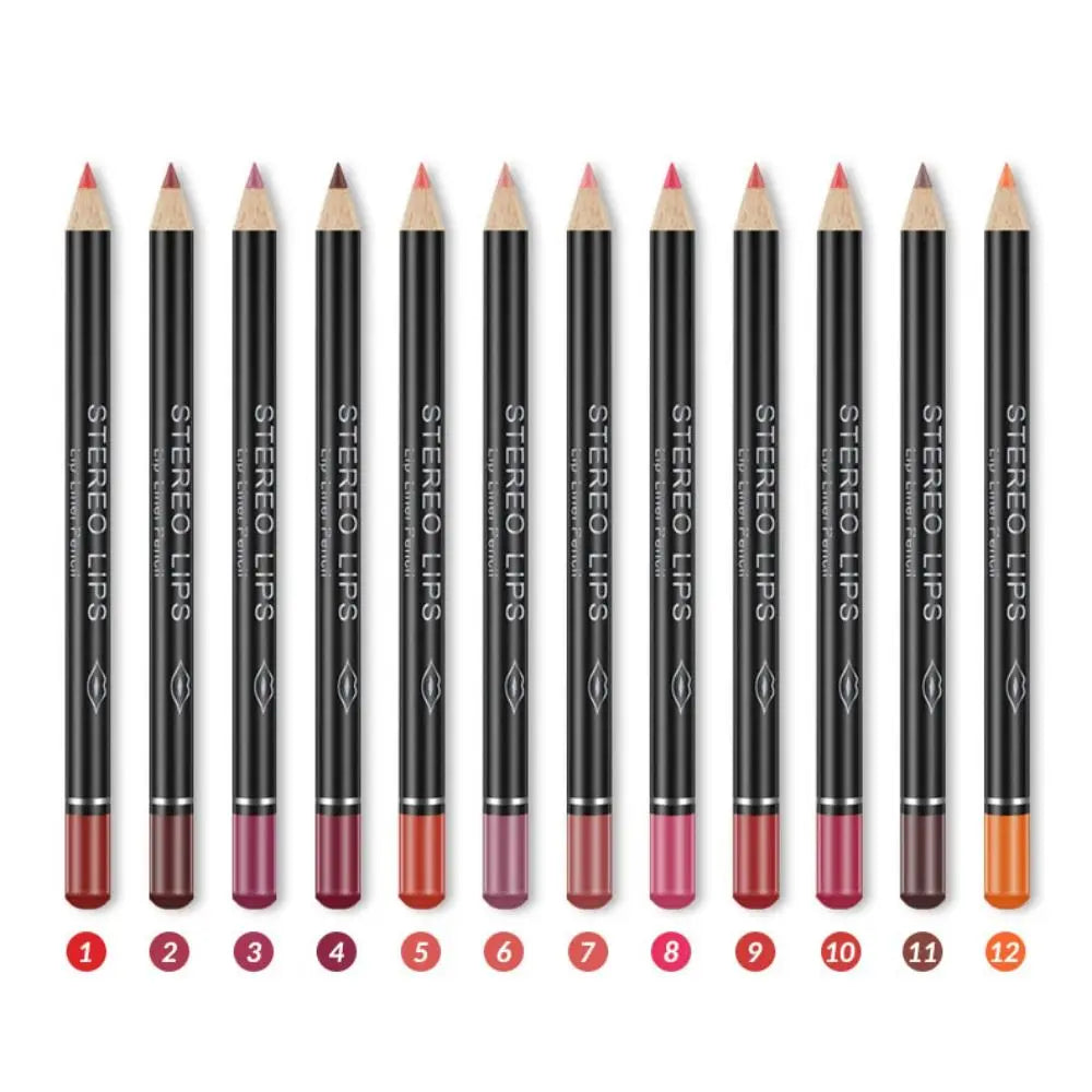 Luxury Long-Lasting Matte Lip Liner Plumping Lip Perfect Outline Filling Makeup Lipliner Waterproof Smooth Lipstick Pencil