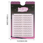 6-7mm ACE Dense Cat Korean Lower Eyelashes Air Fairy Fake Eyelash Segmented Natural Under Lashes Extension Manga Eye Makeup Tool