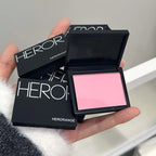 Low Saturation Silky Bean Paste Red Rouge Powder Single Color Natural Matte Cheek Blush Makeup Face Contouring Cheek Tint