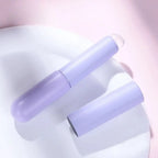 Silicone Angled Round Head Lip Brushes Lipstick Brush Applicator Reusable Multi Functional Lip Brushes Lip Gloss Makeup Brushes
