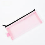 Makeup Brush Travel Case Cosmetic Toiletry Bag Organizer for Men Women Beauty Tools Zipper Mesh Pouch Wash Storage Pencil Case