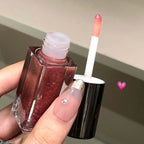 HERORANGE Glittering Mirror Lip Glaze, Watery Shimmering Light Lip Gloss Makeup 6 Colors, Hydrating Moisturizing, Long Lasting