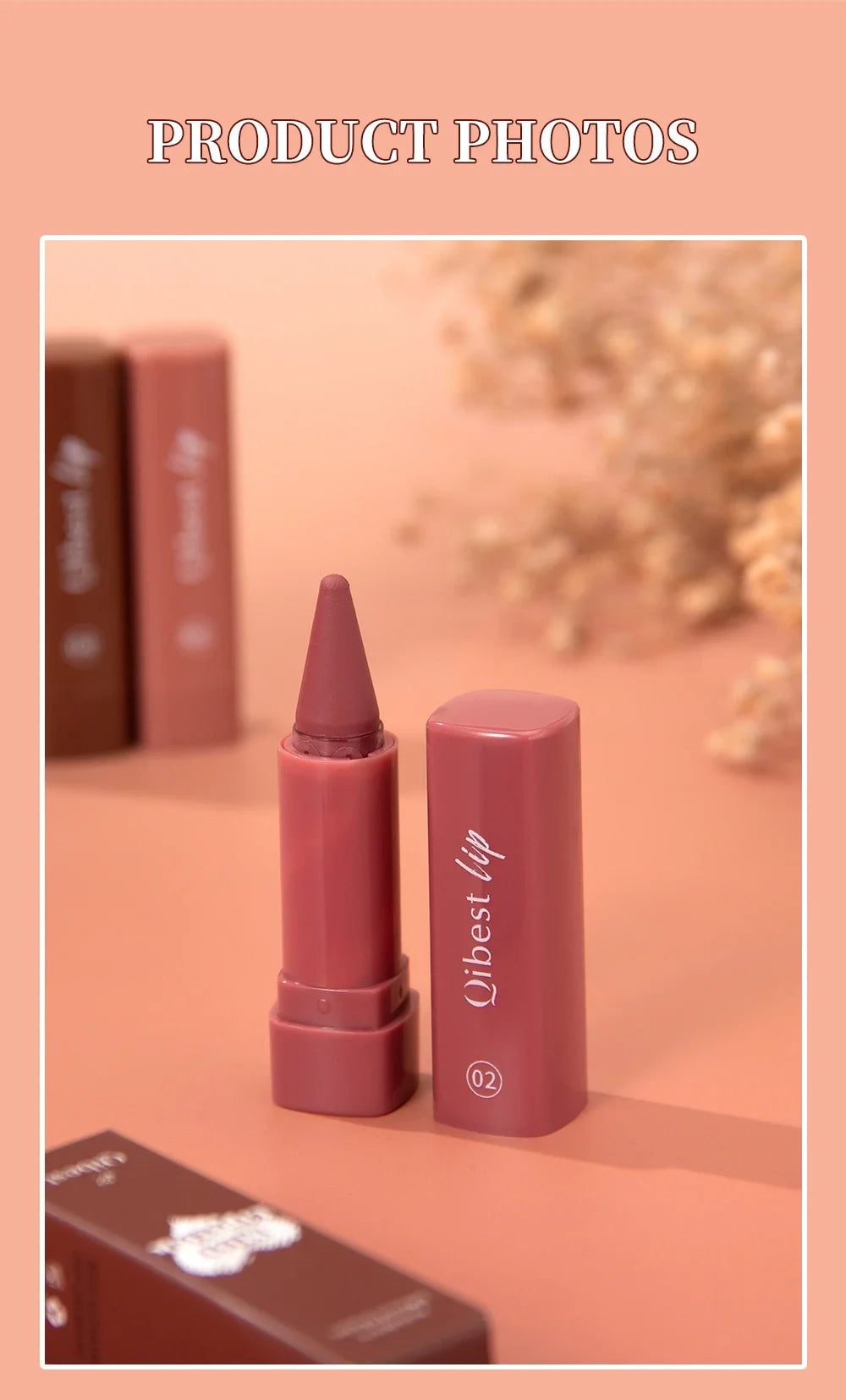 Lipstick Contouring Pencil Lip Liner 6 Color Velvet Matte Waterproof Long Lasting Smudge Proof Lip Stick Lips Makeup Cosmetic