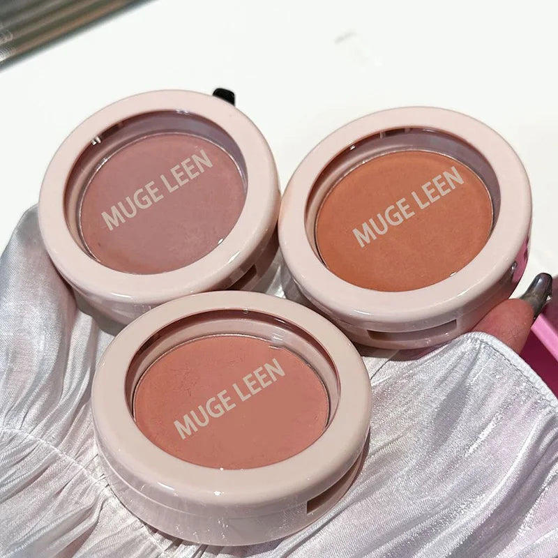 Apricot Pink Cheek Contour Tint Creamy Matte Blusher Cosmetics Vitality Girl Nude Makeup Natural Smudge Soft Focus Blush Makeup