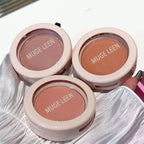 Apricot Pink Cheek Contour Tint Creamy Matte Blusher Cosmetics Vitality Girl Nude Makeup Natural Smudge Soft Focus Blush Makeup