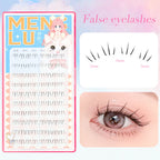 6-7mm ACE Dense Cat Korean Lower Eyelashes Air Fairy Fake Eyelash Segmented Natural Under Lashes Extension Manga Eye Makeup Tool