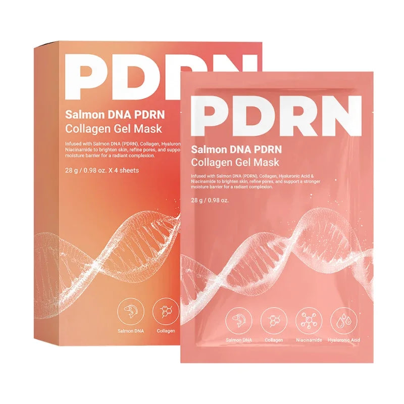 Niacinamide Pdrn Salmon Facial Mask,Collagen Moisturizing Repairing Mask,Smoothing Brightening Multi-effect Daily Skincare Mask