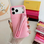 RHODE Lip Gloss Phone Case Silicone Protective Cases Makeup Lipstick Holder Set for IPhone 14 15 16 17 Pro Max Air 13 12 11 Plus