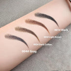 2 In 1 Eyebrow Pencil With Brush Sweat Proof Eyeliner Makeup Pen Professional Defining & Filling Tool Easy Application Cosmetics