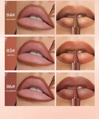 Lipstick Contouring Pencil Lip Liner 6 Color Velvet Matte Waterproof Long Lasting Smudge Proof Lip Stick Lips Makeup Cosmetic