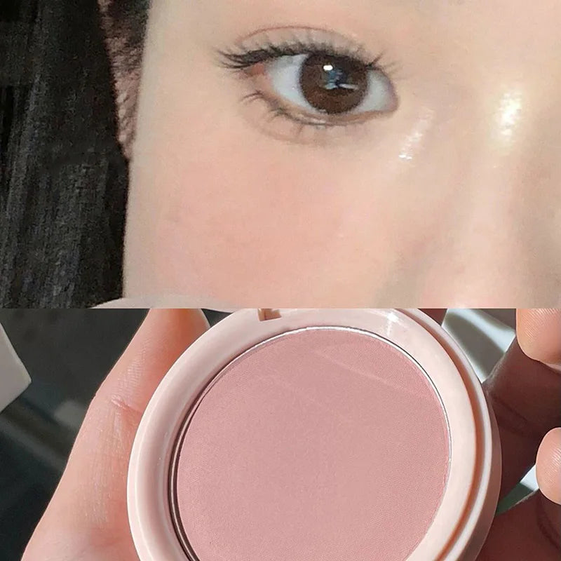 Apricot Pink Cheek Contour Tint Creamy Matte Blusher Cosmetics Vitality Girl Nude Makeup Natural Smudge Soft Focus Blush Makeup