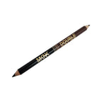 Wooden Dual-use Black Eyeliner Eyebrow Highgloss Pencil 3 In 1 Lasting Non Smudg White Silkworm Brighten Eye Shadow Stick Makeup