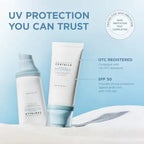 SKIN1004 Centella Hyalu-Cica Skincare Set – Face Moisture Cream 75ml + Sunscreen SPF50+ PA++++ 50ml, Deep Hydration & Sun Care