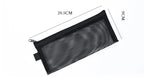 Makeup Brush Travel Case Cosmetic Toiletry Bag Organizer for Men Women Beauty Tools Zipper Mesh Pouch Wash Storage Pencil Case