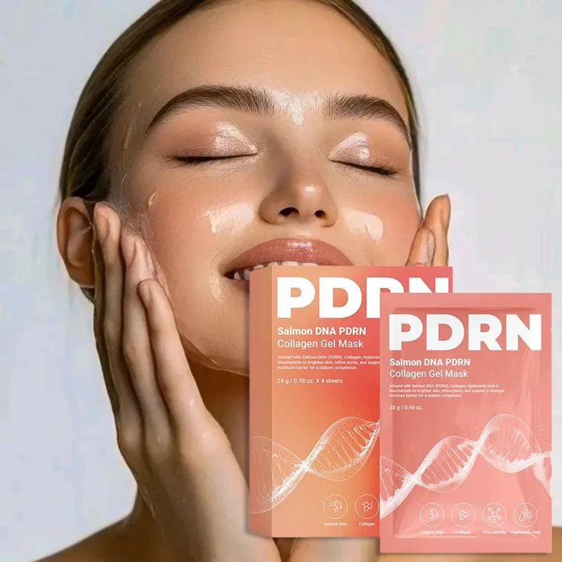 Niacinamide Pdrn Salmon Facial Mask,Collagen Moisturizing Repairing Mask,Smoothing Brightening Multi-effect Daily Skincare Mask