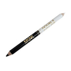 Wooden Dual-use Black Eyeliner Eyebrow Highgloss Pencil 3 In 1 Lasting Non Smudg White Silkworm Brighten Eye Shadow Stick Makeup