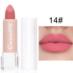 CmaaDu 15Color Pro 24HR Weightless Colour Matte Nude Velvet Liquid Rich Matte Finish Lipstick Lipgloss Waterproof Lip Makeup