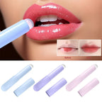 Silicone Angled Round Head Lip Brushes Lipstick Brush Applicator Reusable Multi Functional Lip Brushes Lip Gloss Makeup Brushes