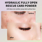 Three-color makeup base is light, moisturizing, easy to apply, and provides long-lasting makeup