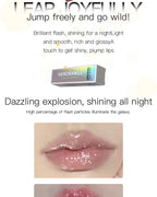 HERORANGE Glittering Mirror Lip Glaze, Watery Shimmering Light Lip Gloss Makeup 6 Colors, Hydrating Moisturizing, Long Lasting