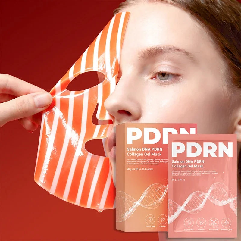 Niacinamide Pdrn Salmon Facial Mask,Collagen Moisturizing Repairing Mask,Smoothing Brightening Multi-effect Daily Skincare Mask