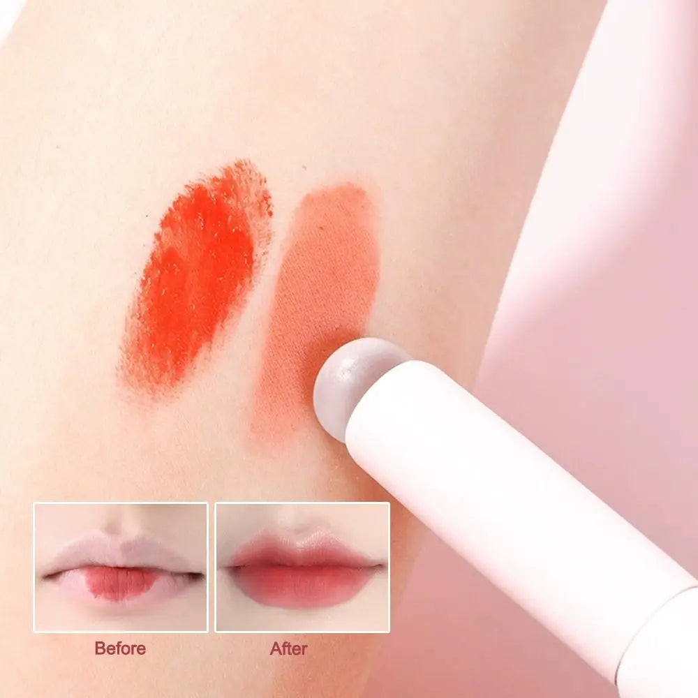 Silicone Angled Round Head Lip Brushes Lipstick Brush Applicator Reusable Multi Functional Lip Brushes Lip Gloss Makeup Brushes