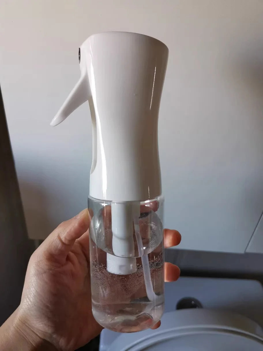 200ml High Pressure Continuous Spray Bottle Hair Care Makeup Water Replenishing Spray Separate Bottle Press Mist Spray Bottle