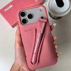RHODE Lip Gloss Phone Case Silicone Protective Cases Makeup Lipstick Holder Set for IPhone 14 15 16 17 Pro Max Air 13 12 11 Plus
