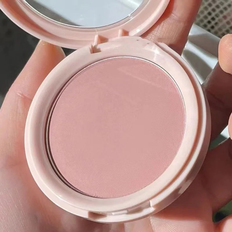 Apricot Pink Cheek Contour Tint Creamy Matte Blusher Cosmetics Vitality Girl Nude Makeup Natural Smudge Soft Focus Blush Makeup