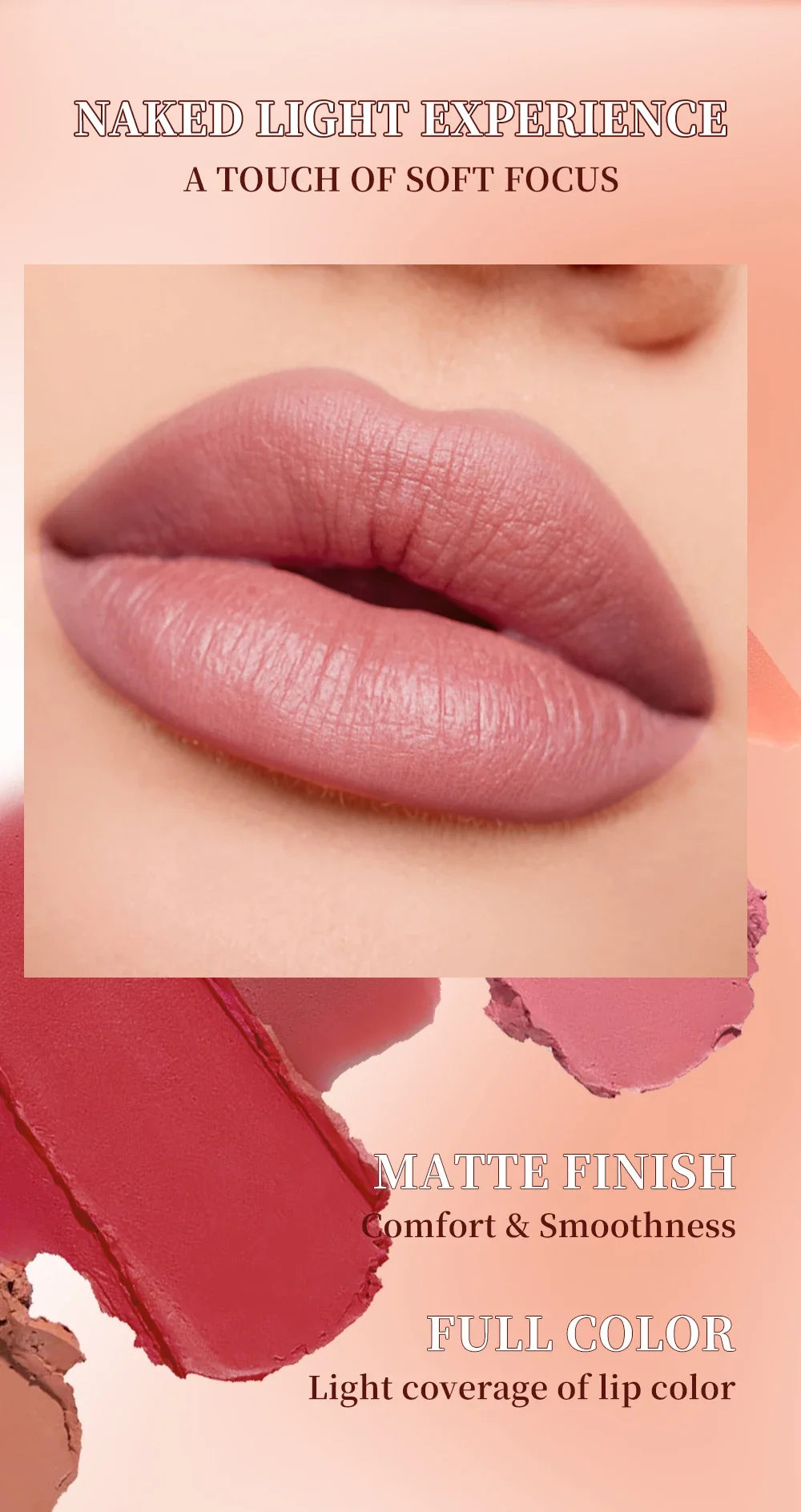 Lipstick Contouring Pencil Lip Liner 6 Color Velvet Matte Waterproof Long Lasting Smudge Proof Lip Stick Lips Makeup Cosmetic