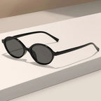 Sexy Small Oval Leopard Sunglasses Women Lovely Ins No Makeup Plain Glasses Frame Men Eyewear Cute Decorative Computer Glasses