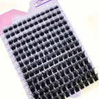 MIAOJIE DIY Clusters Eyelashes 0.07mm D Curl 9-16mm Mixed Natural Eyelash Extension DD Curl Personal Eyelash Cluster Makeup Tool