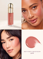 Rare Beauty Long-lasting Ultra-pigmented Liquid Blush Mistake-proof Seamless Airy Lightweight Worth Virtue Hope Joy Blush Makeup
