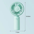 New Mini Fan Portable Mini USB Rechargeable Quiet Fans Table Makeup Eyelash Cooler Kids Outdoor Office Travel Air Cooler Fan