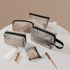Makeup Bag Outdoor Personalized Transparent Nylon Mesh Cosmetic Bags Pouch Travel Organizer Zipper Beach Makeup Women's Purse
