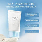 SKIN1004 Centella Hyalu-Cica Skincare Set – Face Moisture Cream 75ml + Sunscreen SPF50+ PA++++ 50ml, Deep Hydration & Sun Care