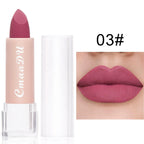 CmaaDu 15Color Pro 24HR Weightless Colour Matte Nude Velvet Liquid Rich Matte Finish Lipstick Lipgloss Waterproof Lip Makeup