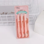 4pcs/Set Eyebrow Trimmer Eye Brow Razor Face Body Hair Removal Shaver Eyebrow Blades Scissors Women Profiler Beauty Makeup Tools