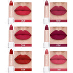 CmaaDu 15Color Pro 24HR Weightless Colour Matte Nude Velvet Liquid Rich Matte Finish Lipstick Lipgloss Waterproof Lip Makeup
