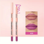 USHAS Matte Lip Liner Pencil Nude Lasting Smooth Application for Perfect Outline & Filling High Pigment Lipstick Contour Makeup