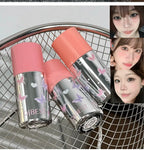 QIBEST New Velvet Matte Liquid Blusher Sponge Head Rendering Moisturizing Long-lasting Beauty Natural Cheek Face Blush Makeup